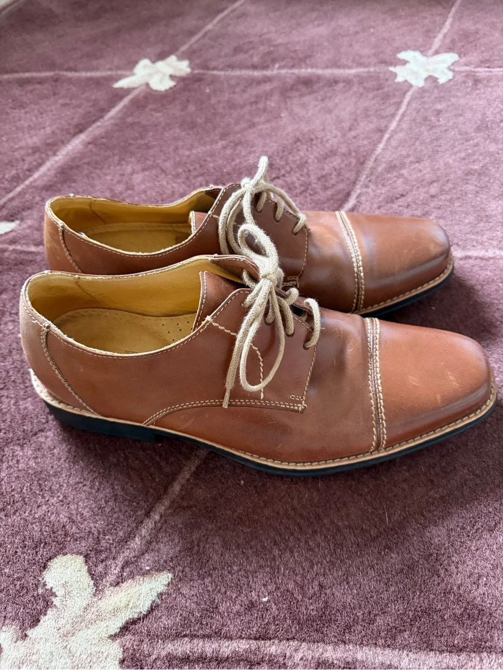 Sandro Moscoloni brown leather